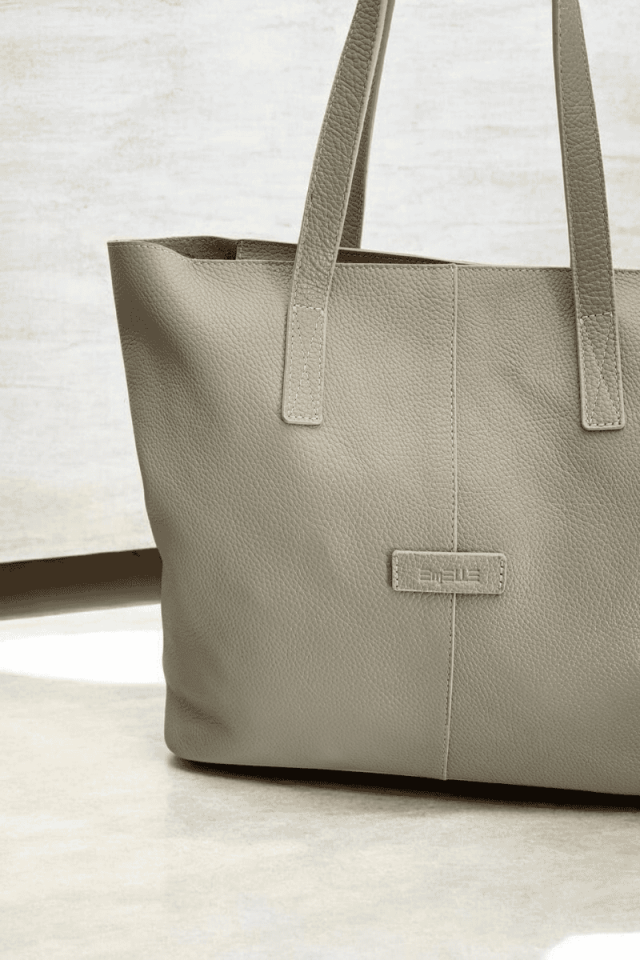 Deri tote bag kadın omuz çantası