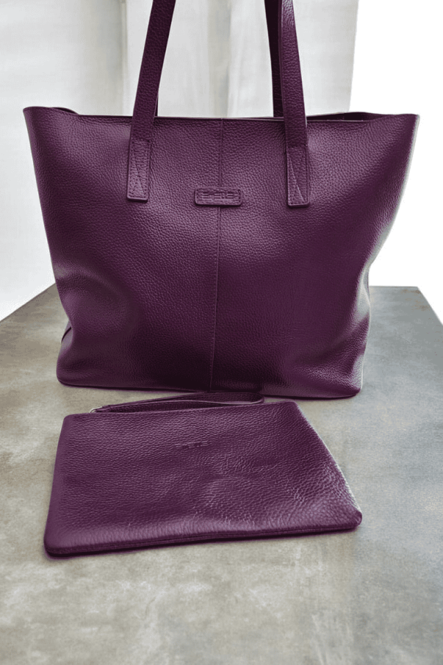 Deri tote bag kadın omuz çantası