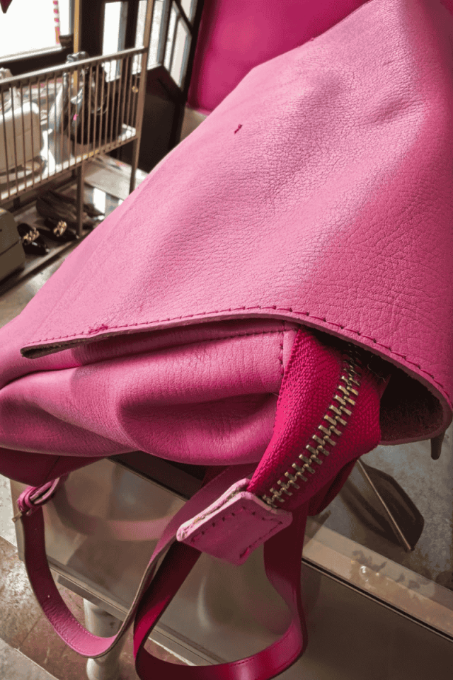 Deri sırt Çantası