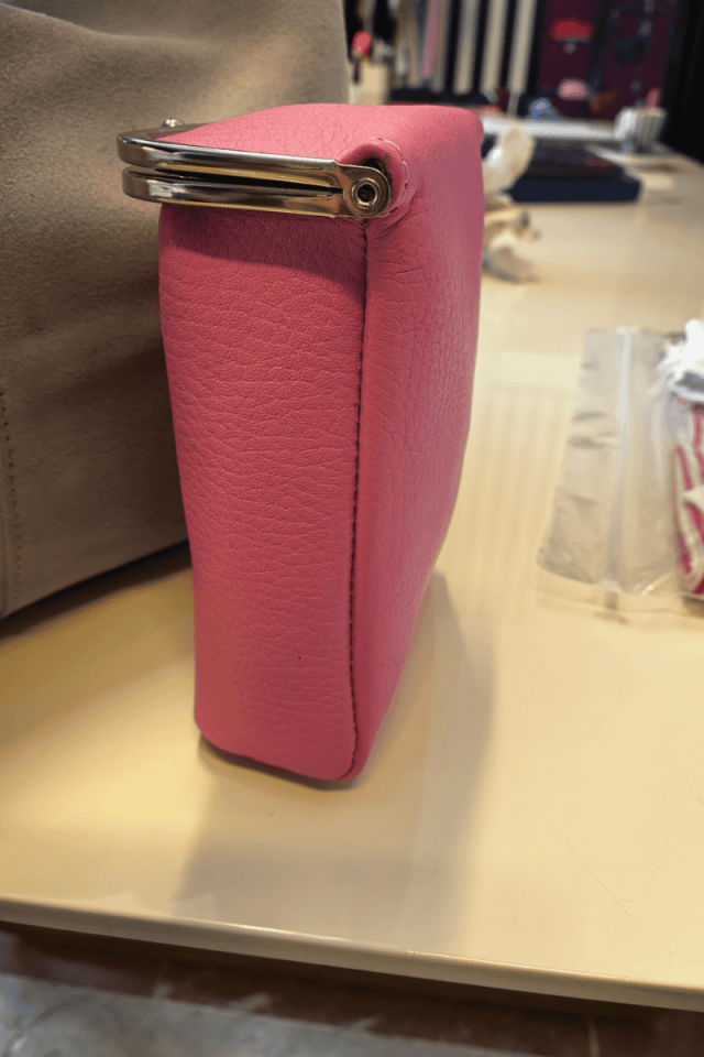 BURSLU AKSESUAR ÇANTASI (Deri)