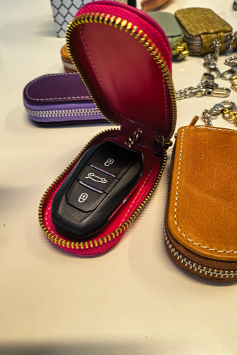 Deri Araba Anahtarlığı